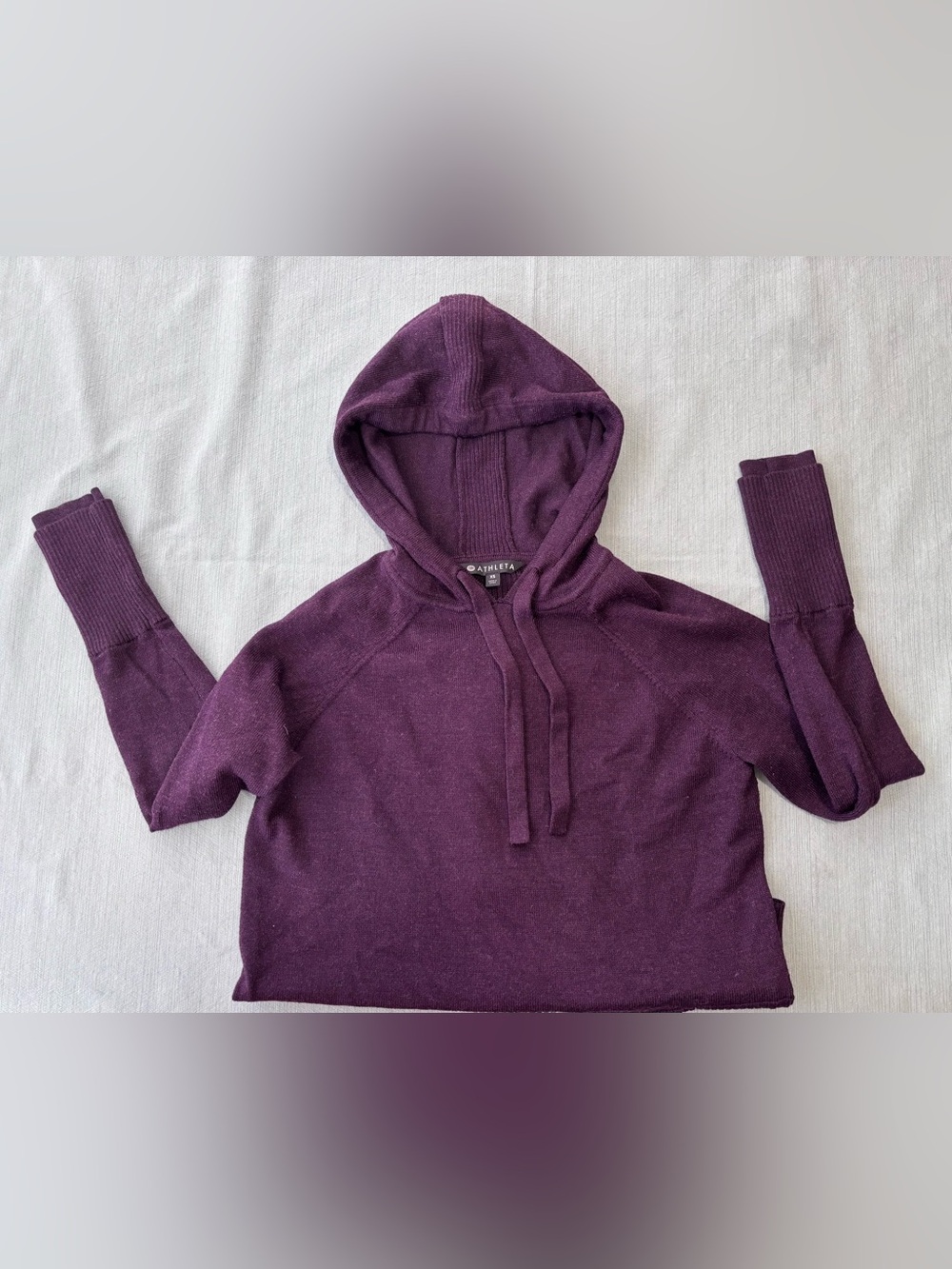 Athleta Women's Purple Hooded Sweater XS